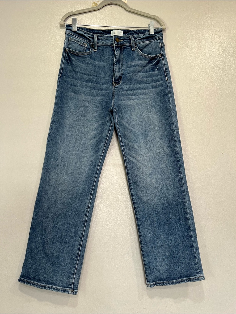 The Fine print Classic Straight-Leg Blue Jeans size 30P